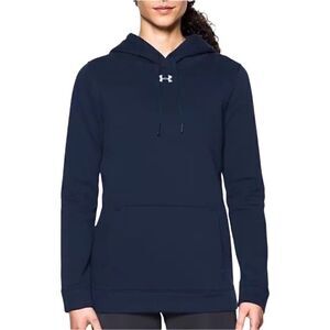 Under Armour, Rival hooded sweatshirt, blue, XS